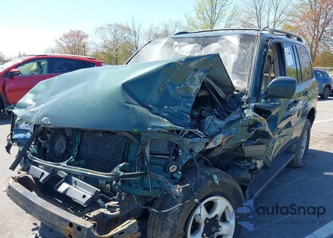 1999 Toyota Land Cruiser z USA, uszkodzony, nr VIN JT3HT05J0X0042971